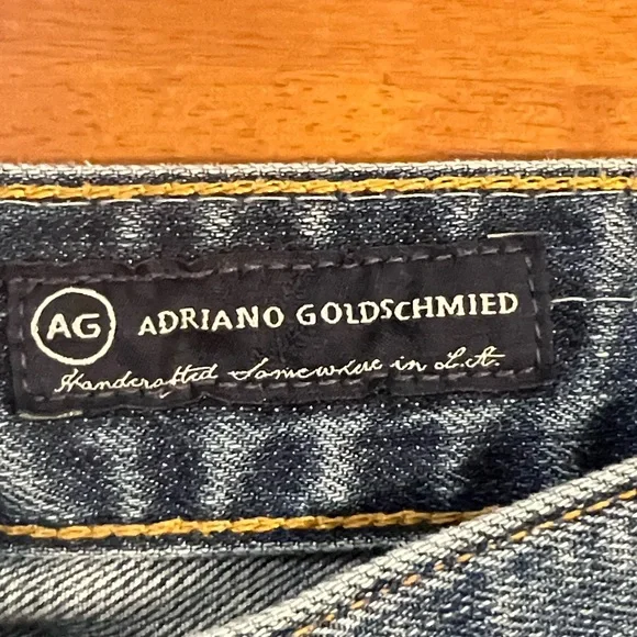 AG Adriano Goldschmied the Tomboy Relaxed Straight Leg Jeans 28R - Picture 8 of 9